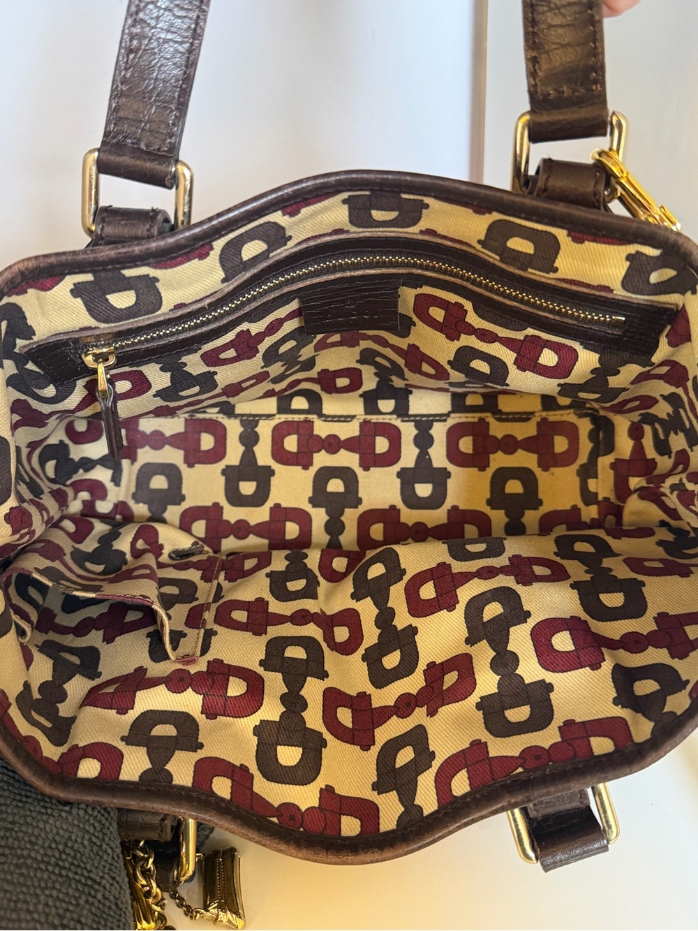 Gucci GG Canvas Mini Tote Web Stripe + leather unbranded strap - Picture 14 of 16
